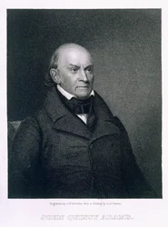 John Quincy Adams, gravado por John Wesley Paradise (1809-62)